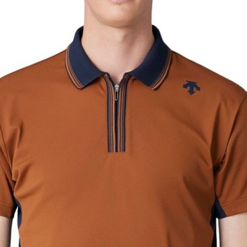 DESCENTE GOLF デサント メンズ 半袖 機能 ポロシャツ SUNSCREEN