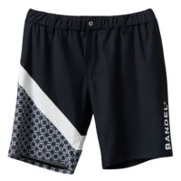 BANDEL - coco 未使用品 バンデル BANDEL メンズ ハーフパンツ 3(M) 黒×白×グレー  ストレッチ メッシュ coco 未使用品 バンデル BANDEL メンズ ハーフパンツ (M) III 黒