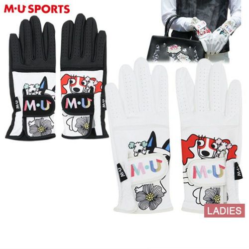 高級素材使用ブランド ゴルフグローブ レディース M.U スポーツ エムユー MUスポーツ レディースウェア
