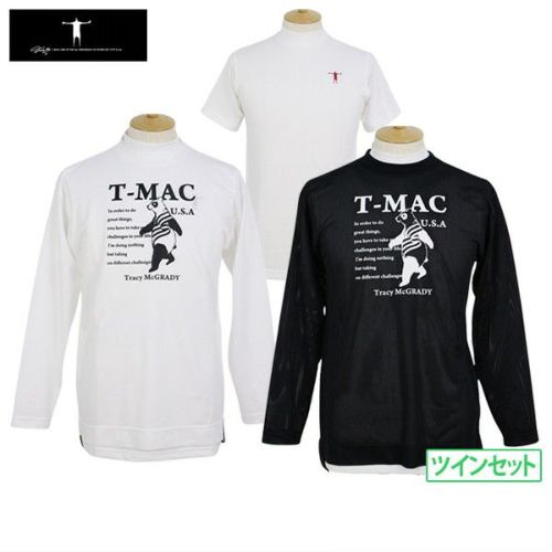 T-MAC ティーマック ロゴ ハイネック モックネック シャツ ゴルフ ウェア 50％OFFセール】Tシャツ＆ハイネックシャツ メンズ ティー