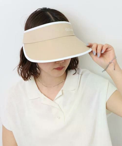 セシルマクビーグリーンのサンバイザー