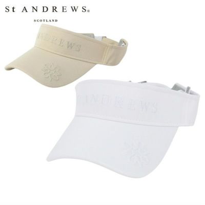 【20％OFFセール】サンバイザー メンズ レディース セントアンドリュース St ANDREWS 2025 春夏 新作 ゴルフ