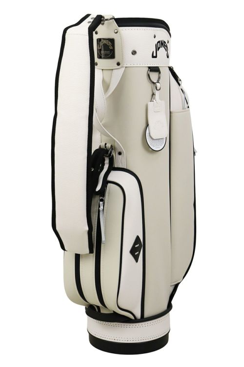 Jones キャディバッグ ベージュ/ブラック ジョーンズ JONES Trouper Stand Bag Cream/Black キャディ