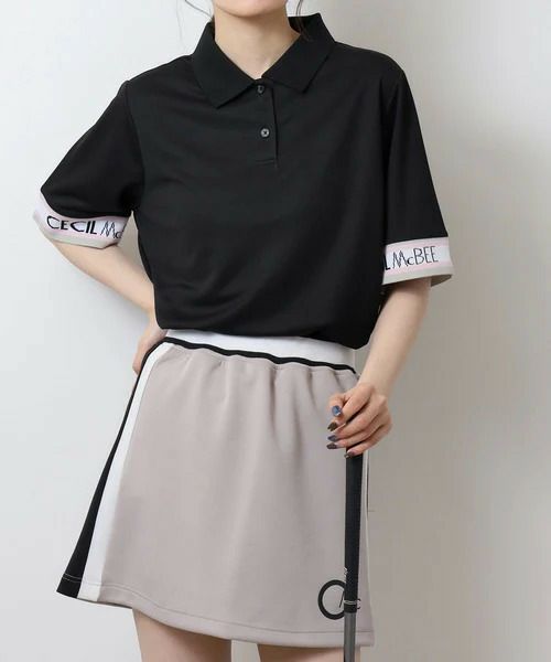 セシルマクビーグリーンのポロシャツ