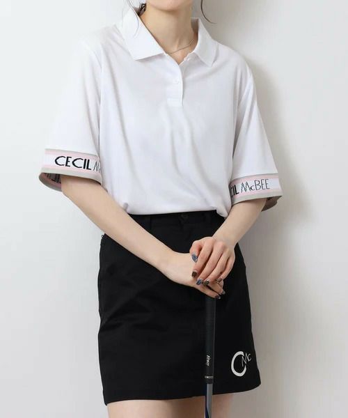 セシルマクビーグリーンのポロシャツ