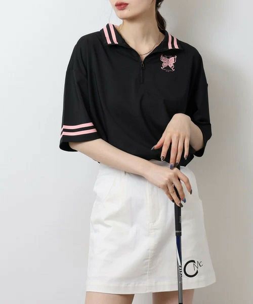 セシルマクビーグリーンのポロシャツ