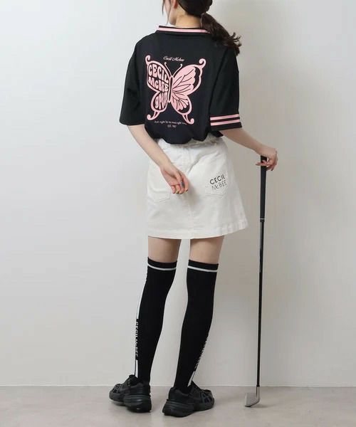 セシルマクビーグリーンのポロシャツ