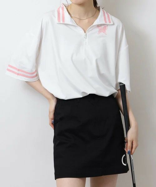 セシルマクビーグリーンのポロシャツ