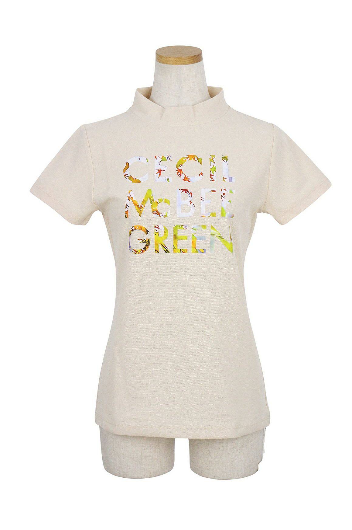 セシルマクビーグリーンのハイネックシャツ