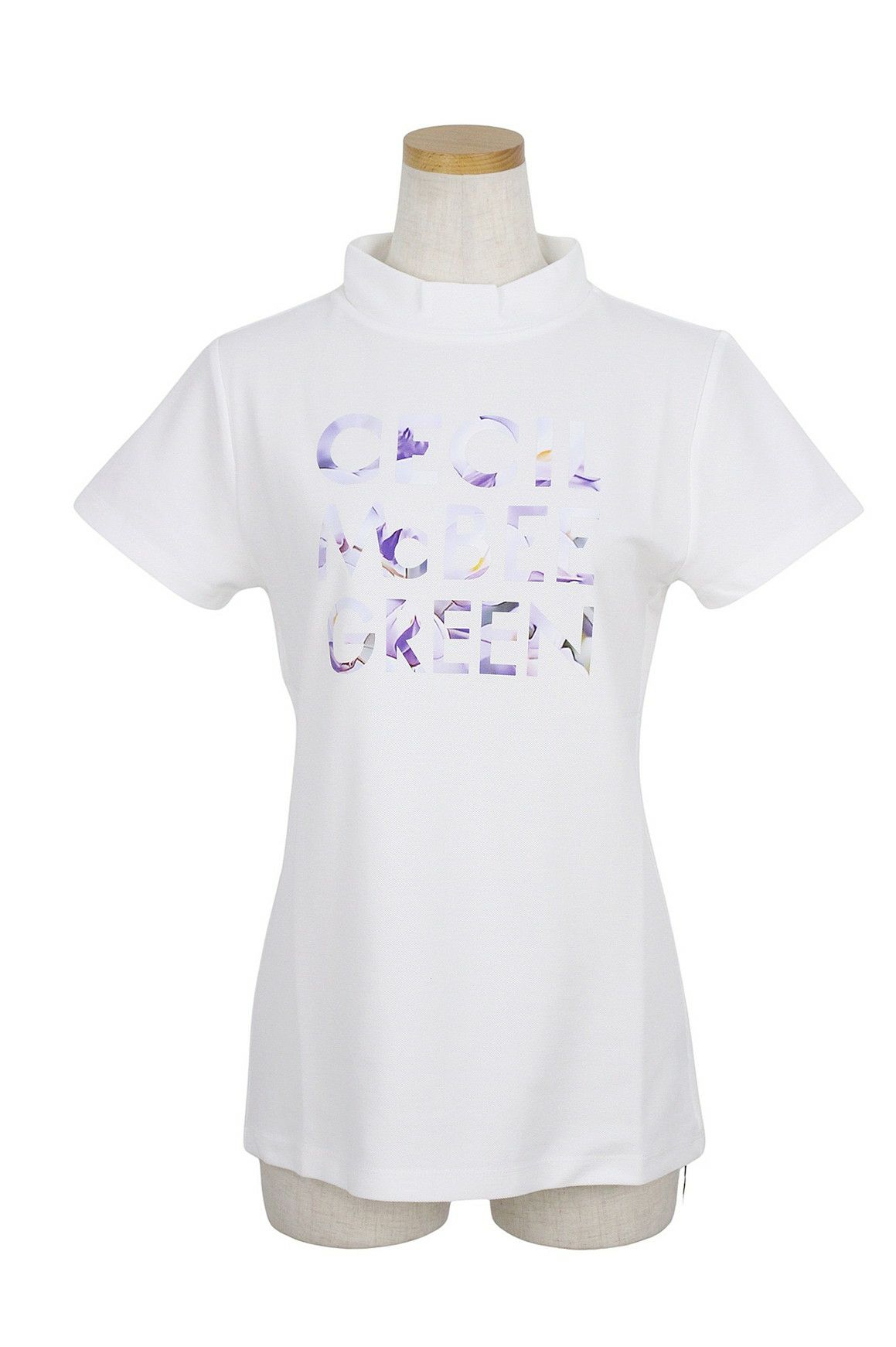 セシルマクビーグリーンのハイネックシャツ