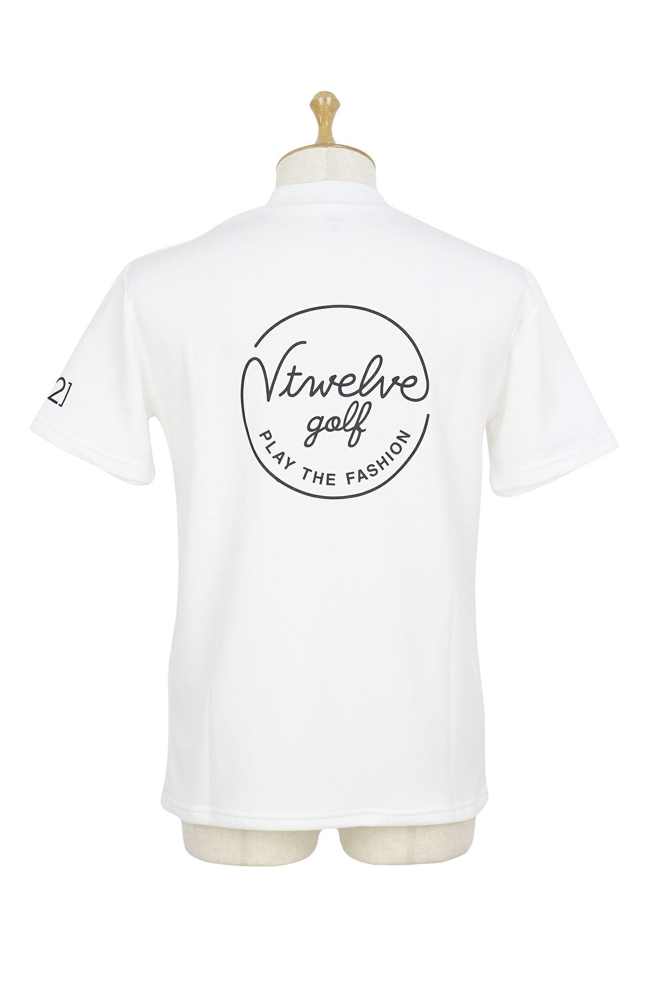 V12ゴルフのハイネックシャツ