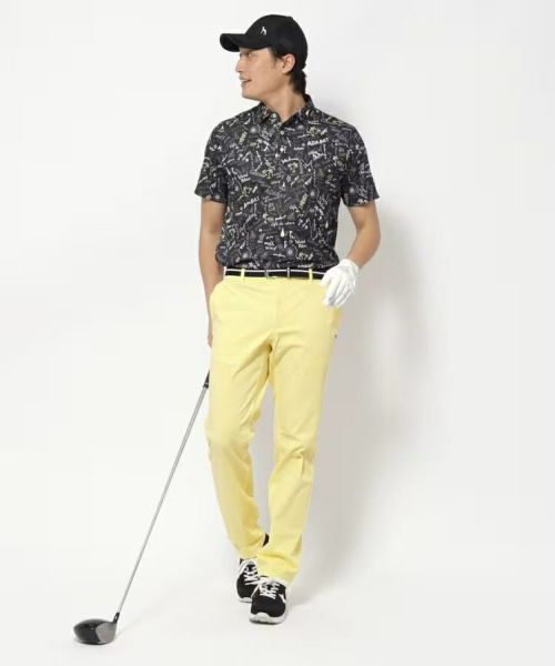 新品　定価2.3万　アダバット　ゴルフパンツ　メンズ82/M位　アイボリー　春夏 新品 定価2.3万 アダバット ゴルフパンツ メンズ82/M位