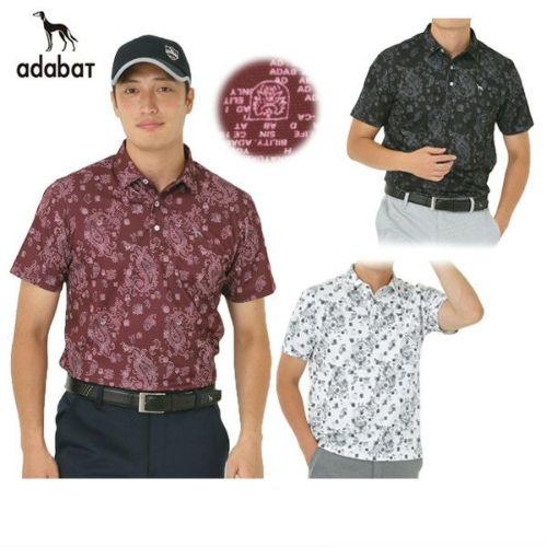 adabat アダバット ポロシャツ セット 総柄 ストラッチ ゴルフウェア 30％OFFセール】ポロシャツ メンズ アダバット adabat 2025 秋冬