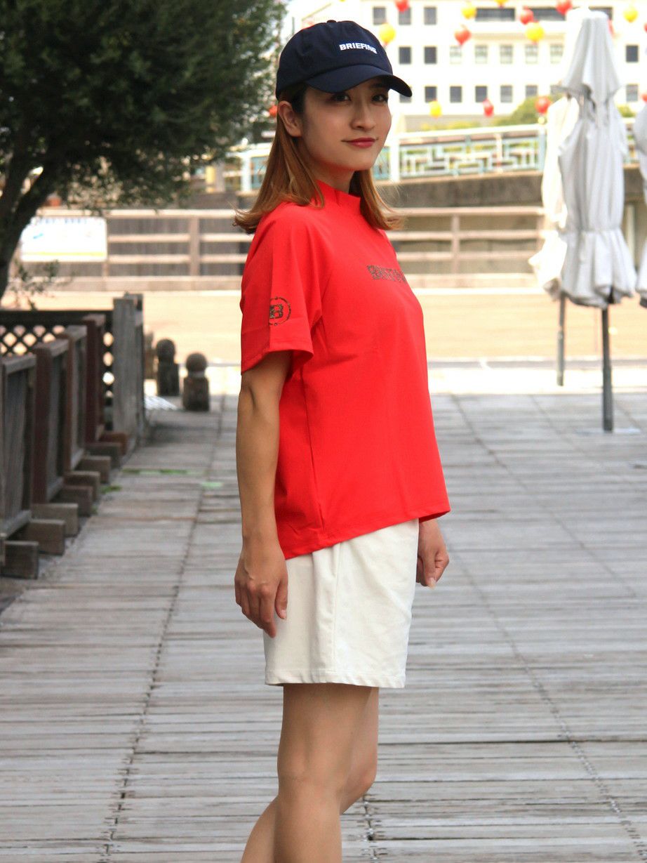 ブリーフィングのハイネックシャツ