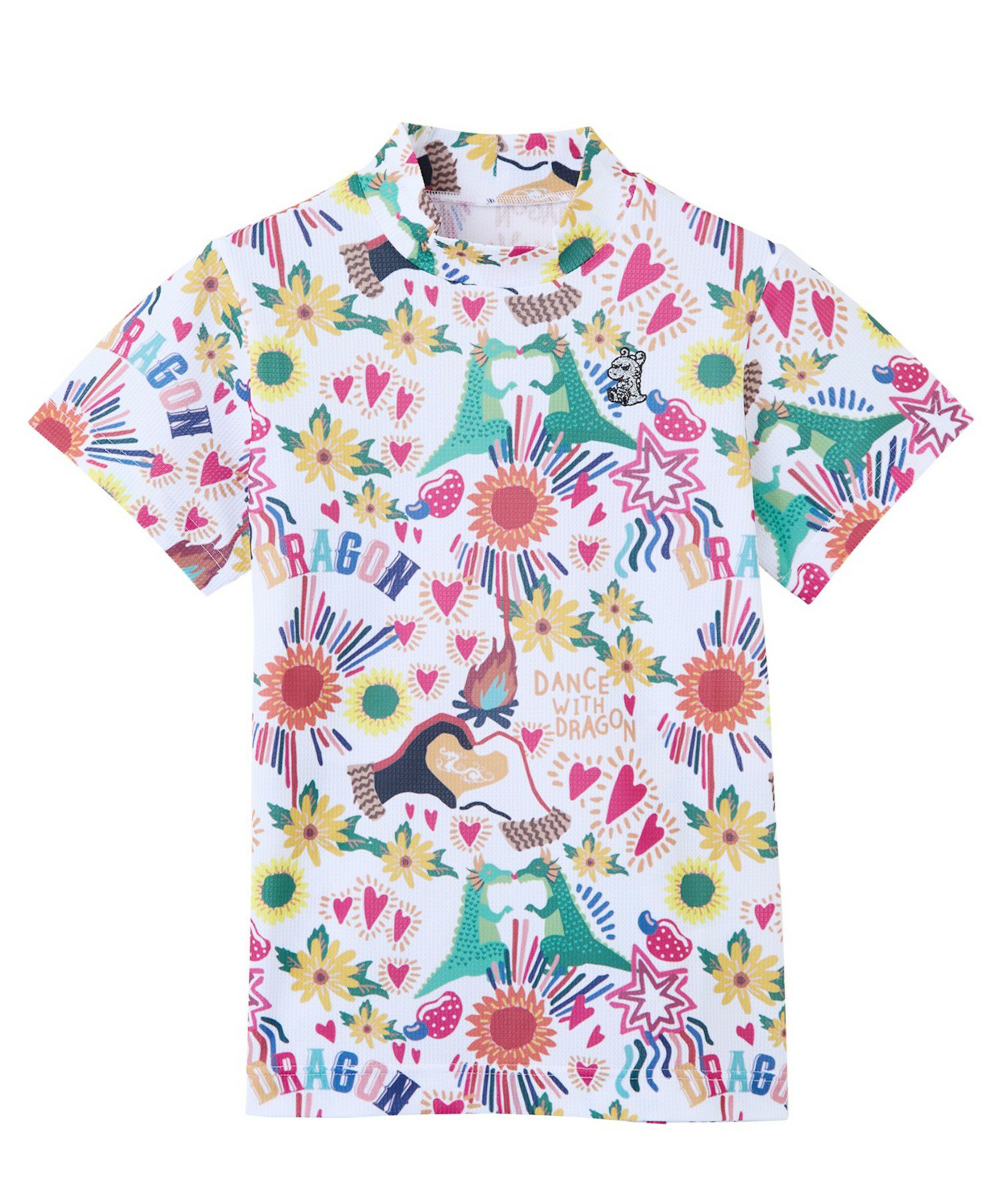 ダンスウィズドラゴンのハイネックシャツ半袖