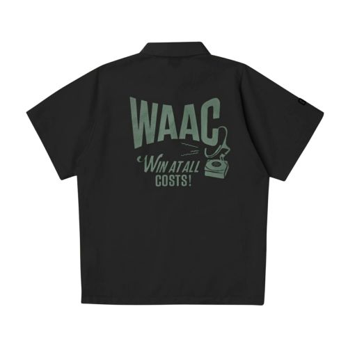 新品タグ付き waac ワック 半袖ポロシャツ Sサイズ グレー ゴルフ ポロシャツ メンズ ワック WAAC 日本正規品 2025 秋冬 新作