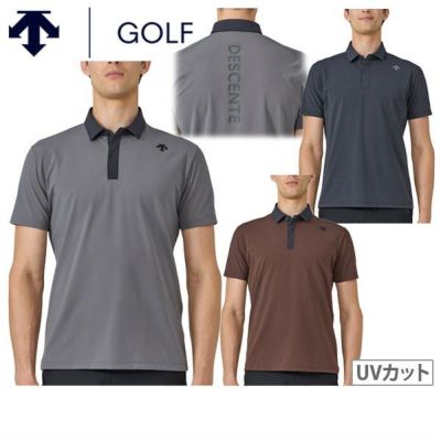 DESCENTE GOLF デサントゴルフ 総柄 ポロシャツ ゴルフ ウェア ポロシャツ メンズ デサントゴルフ デサント DESCENTE GOLF 2025