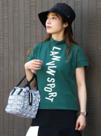 大感謝祭P10倍】ハイネックシャツ レディース ランバン スポール