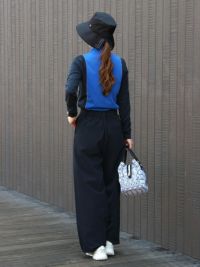 大感謝祭P10倍】ロングパンツ レディース ランバン スポール LANVIN