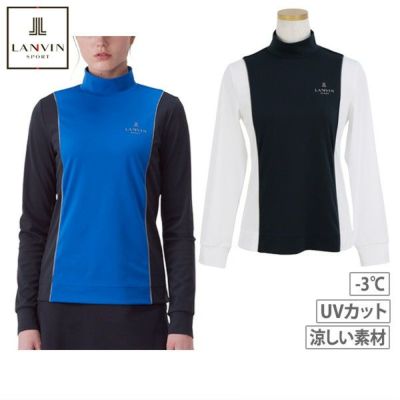 ランバンスポール ゴルフウェア レディース カットソー ドローコード ハイネック ハイネックシャツ レディース ランバン スポール LANVIN SPORT