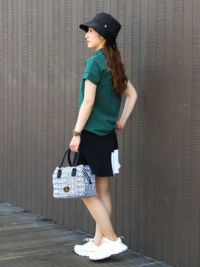試着のみ　ランバンスポール　セットアップ　スカート　38 LANVIN SPORT セール SALE 公式 ランバン スポール スカート