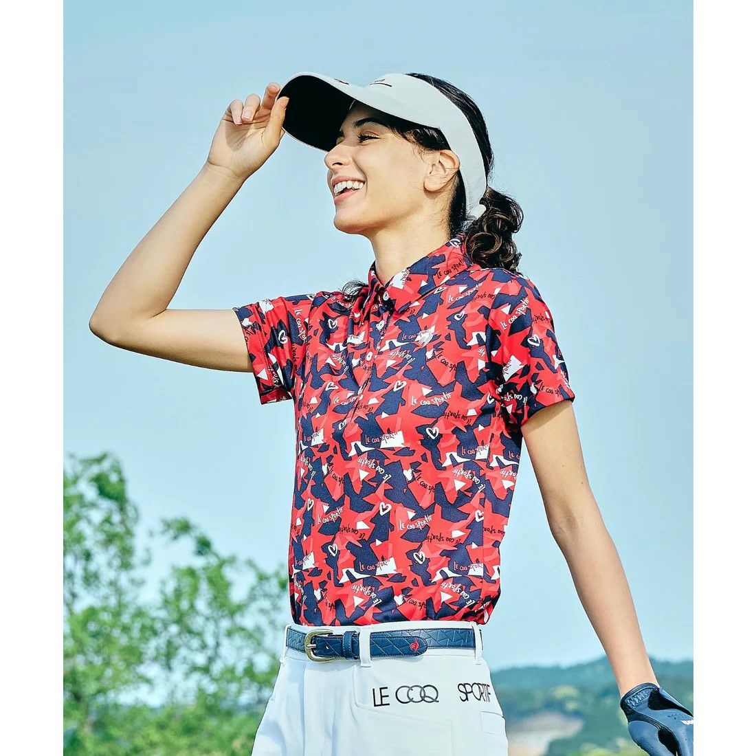 ルコックスポルティフゴルフのポロシャツ