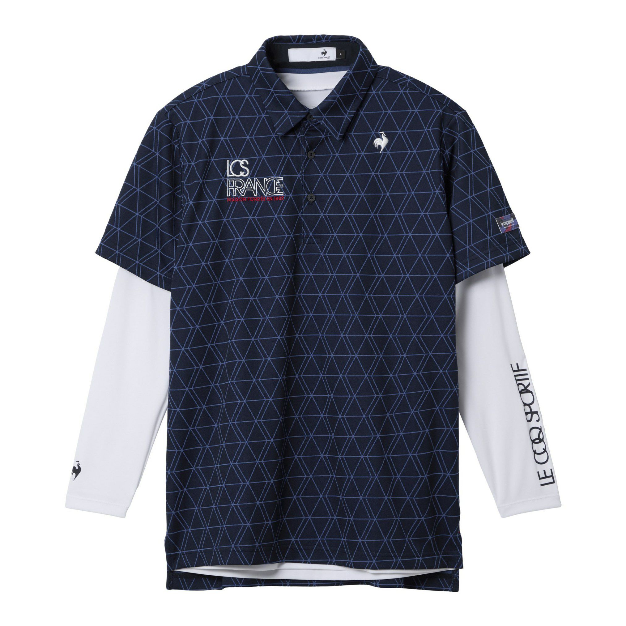 ルコックスポルティフゴルフのポロシャツ