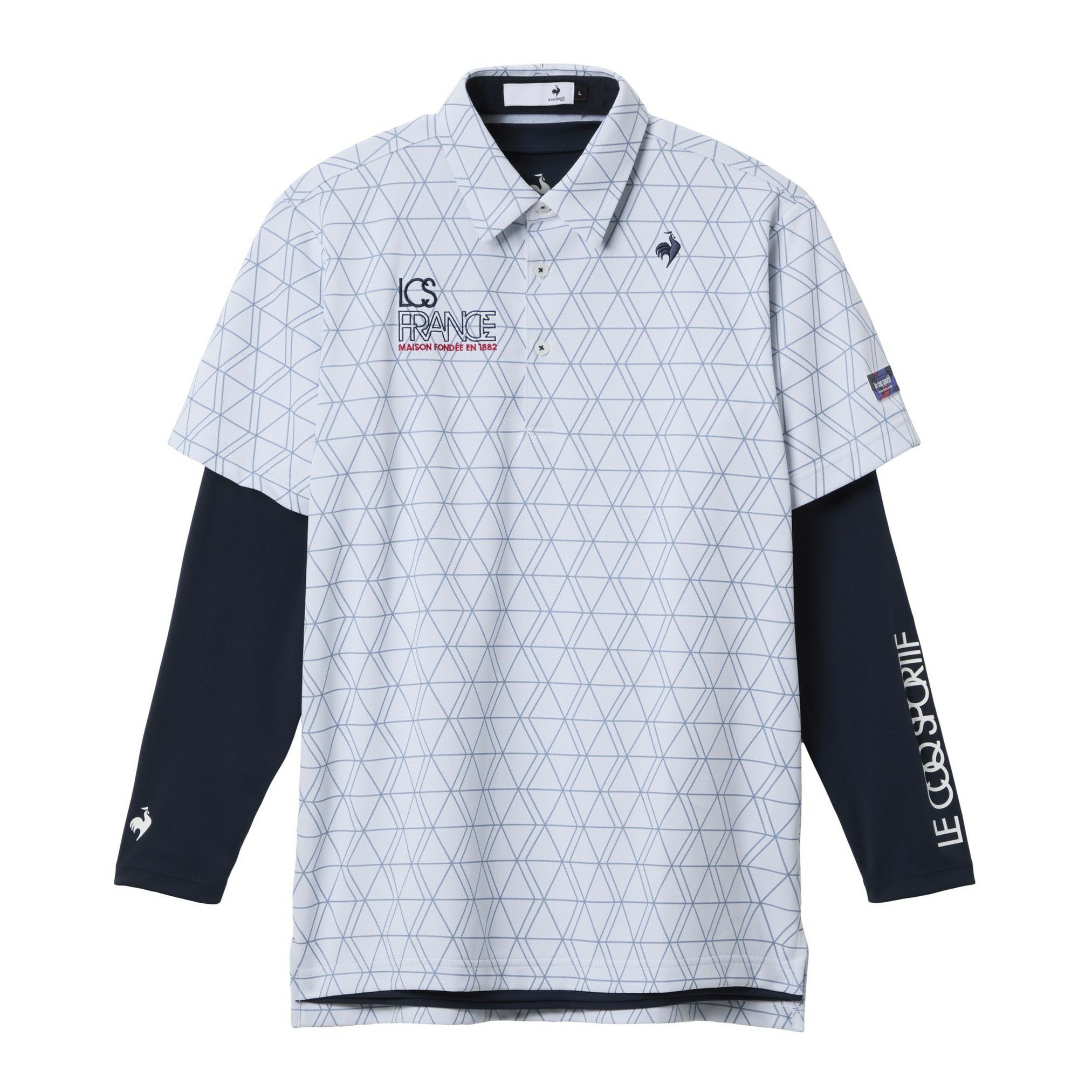 ルコックスポルティフゴルフのポロシャツ