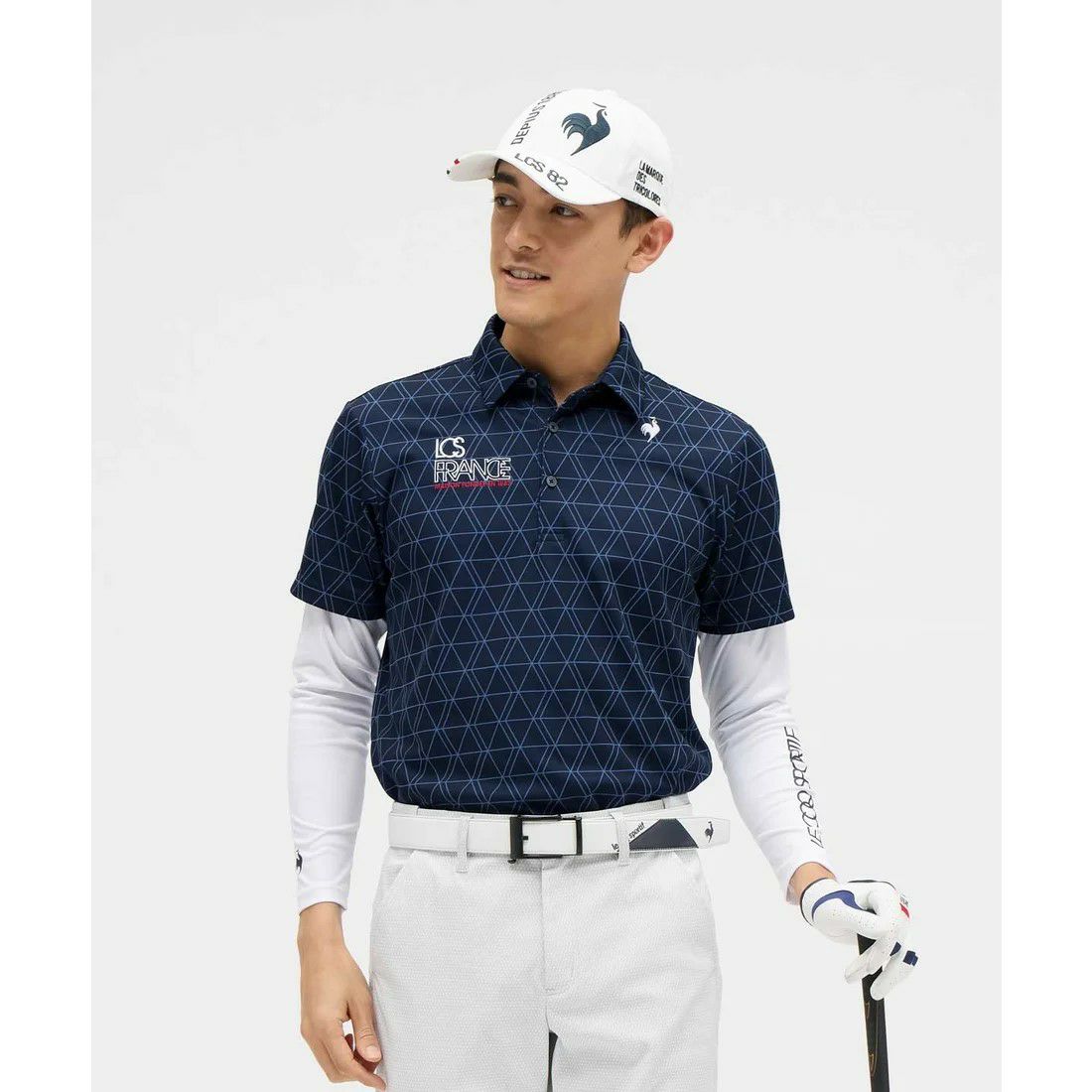ルコックスポルティフゴルフのポロシャツ