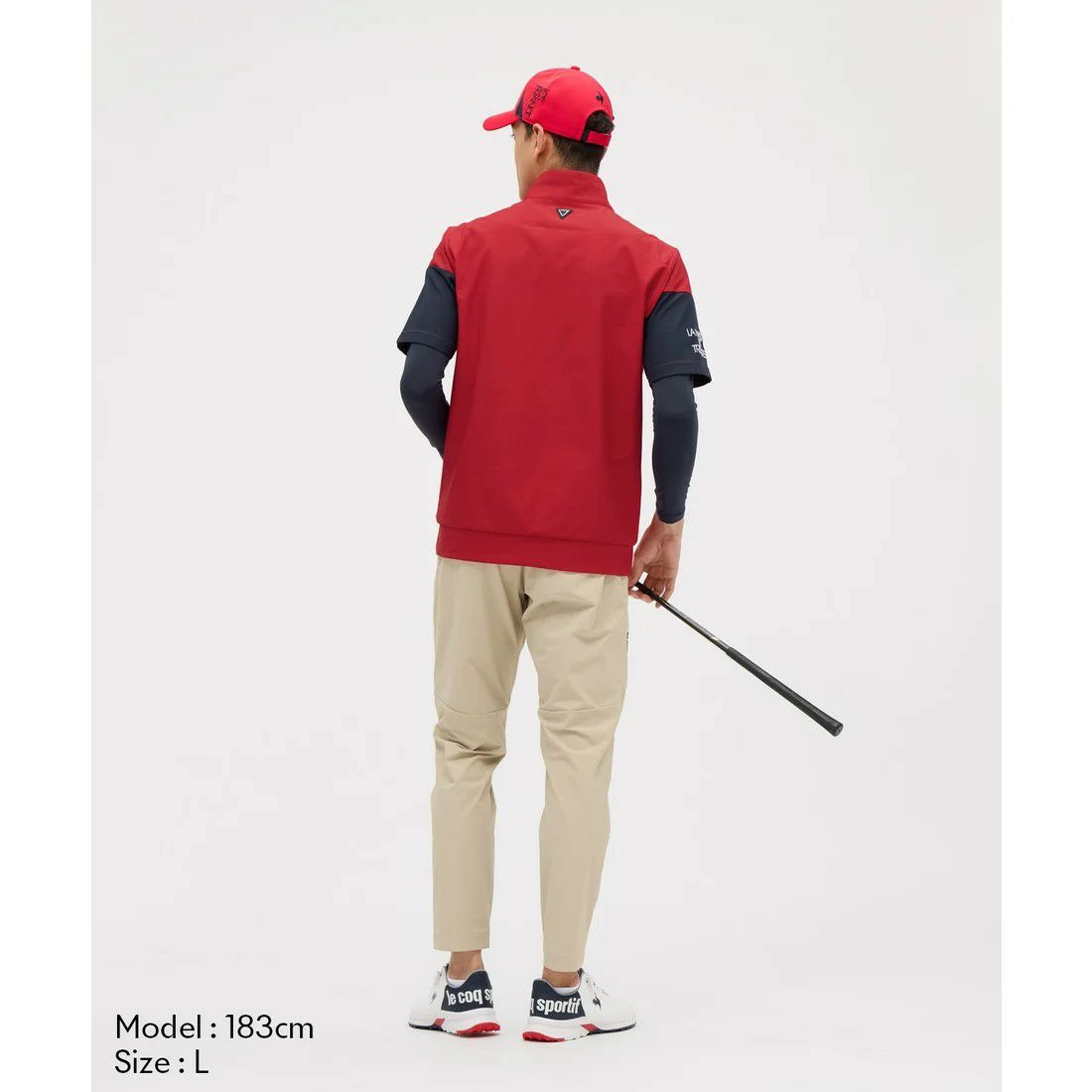 ルコックスポルティフゴルフのポロシャツ
