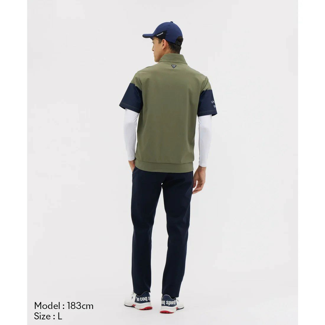 ルコックスポルティフゴルフのポロシャツ