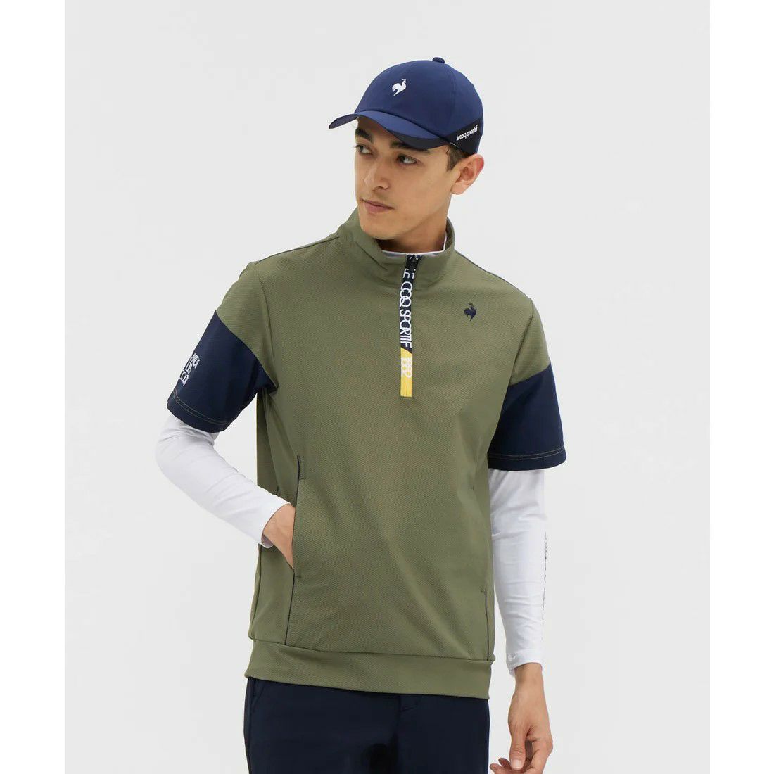 ルコックスポルティフゴルフのポロシャツ