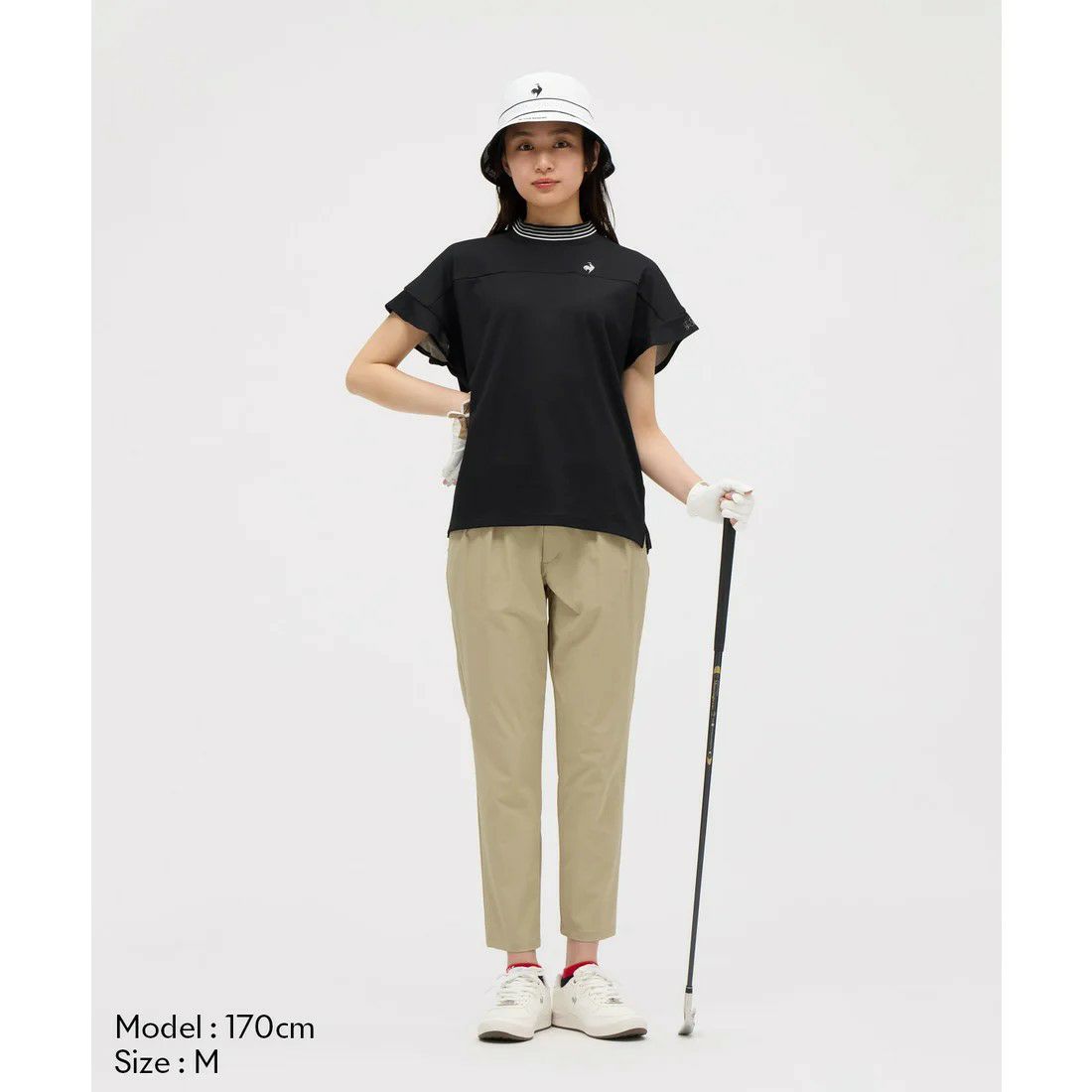 ルコックスポルティフゴルフのハイネックシャツ