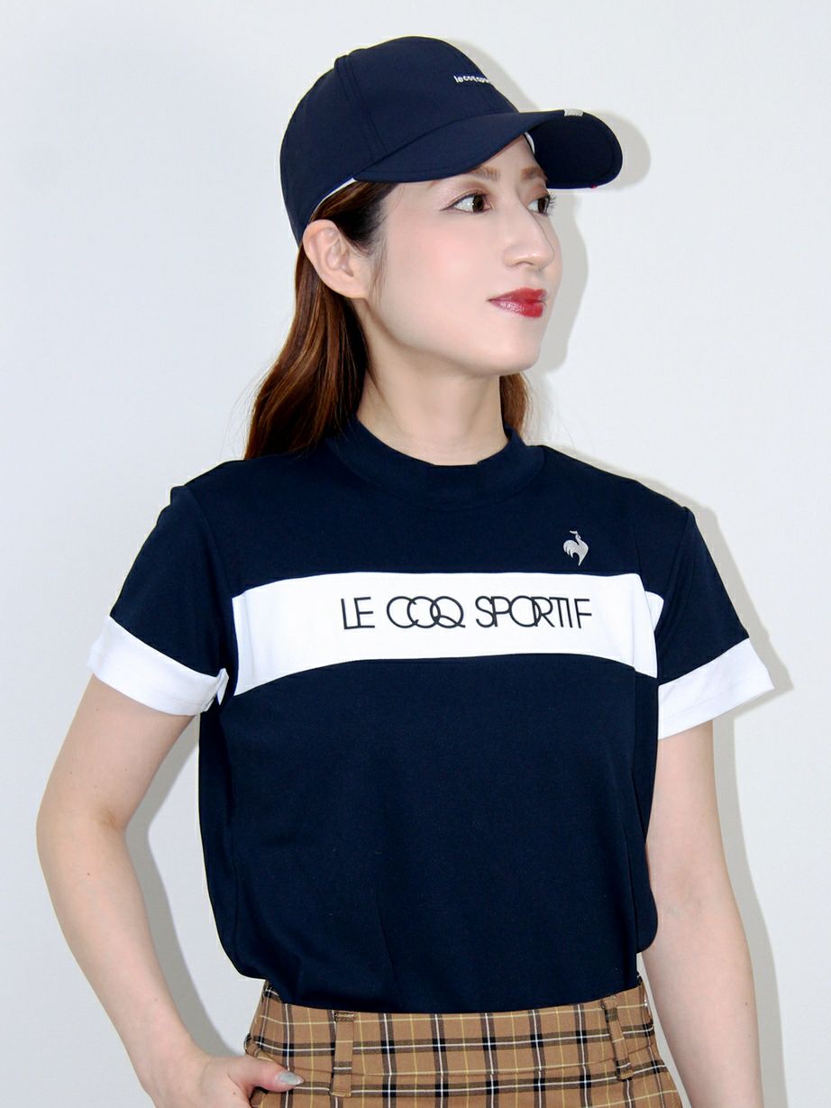 ルコックスポルティフゴルフのハイネックシャツ