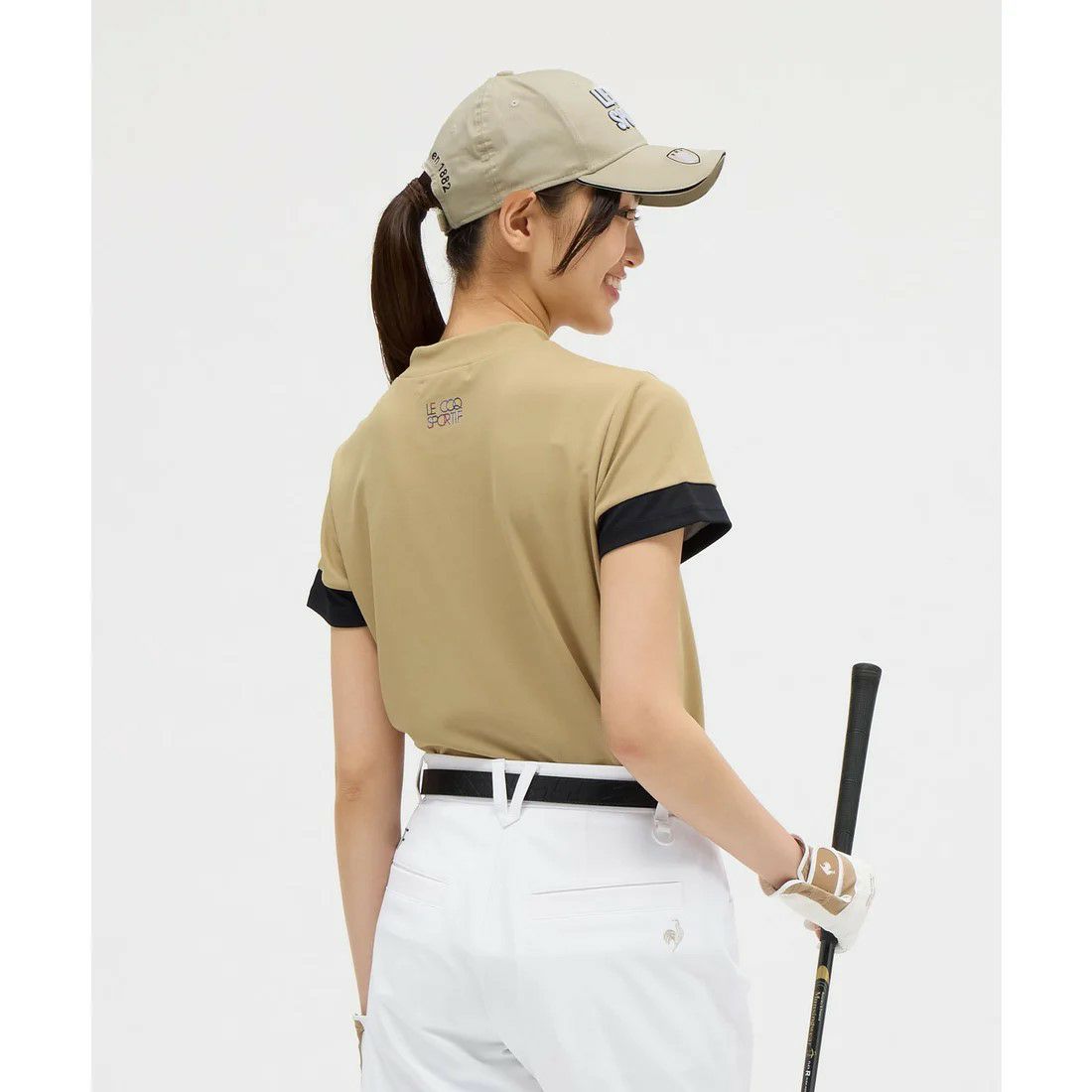 ルコックスポルティフゴルフのハイネックシャツ