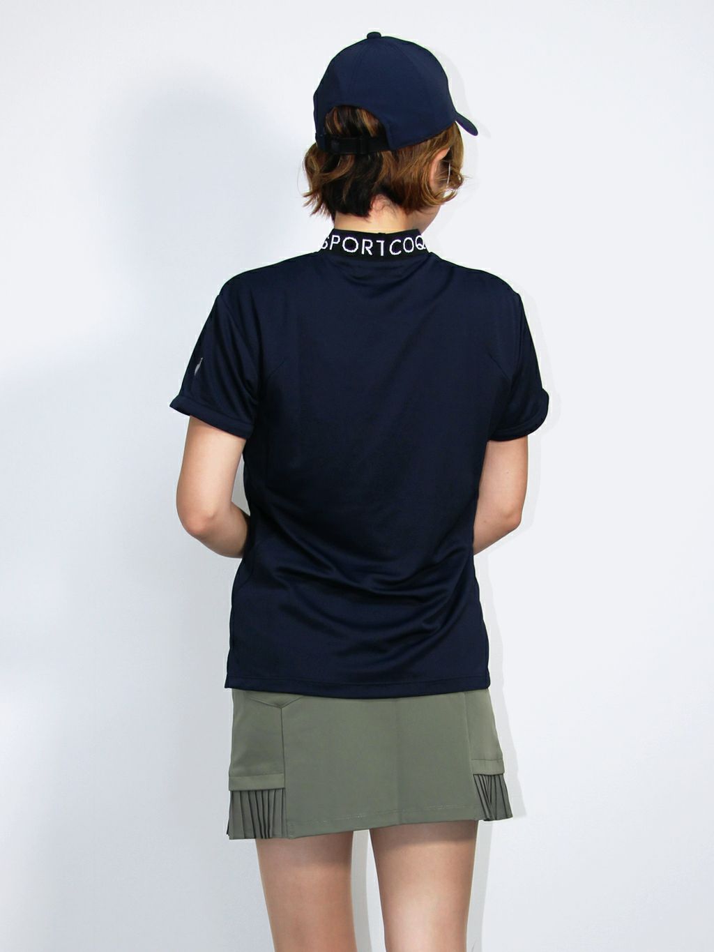 ルコックスポルティフゴルフのハイネックシャツ