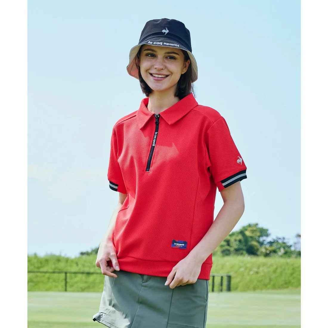 ルコックスポルティフゴルフのポロシャツ