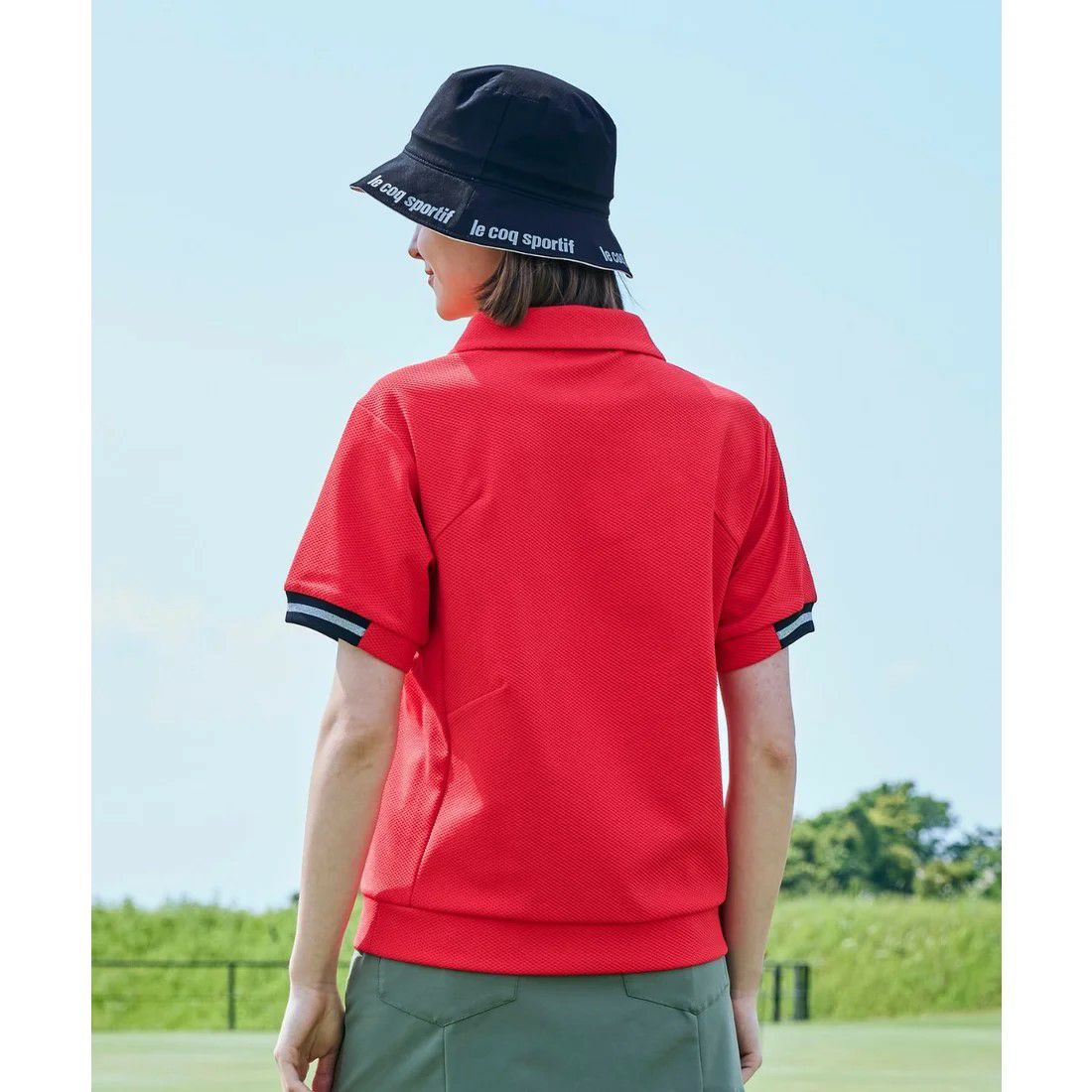 ルコックスポルティフゴルフのポロシャツ