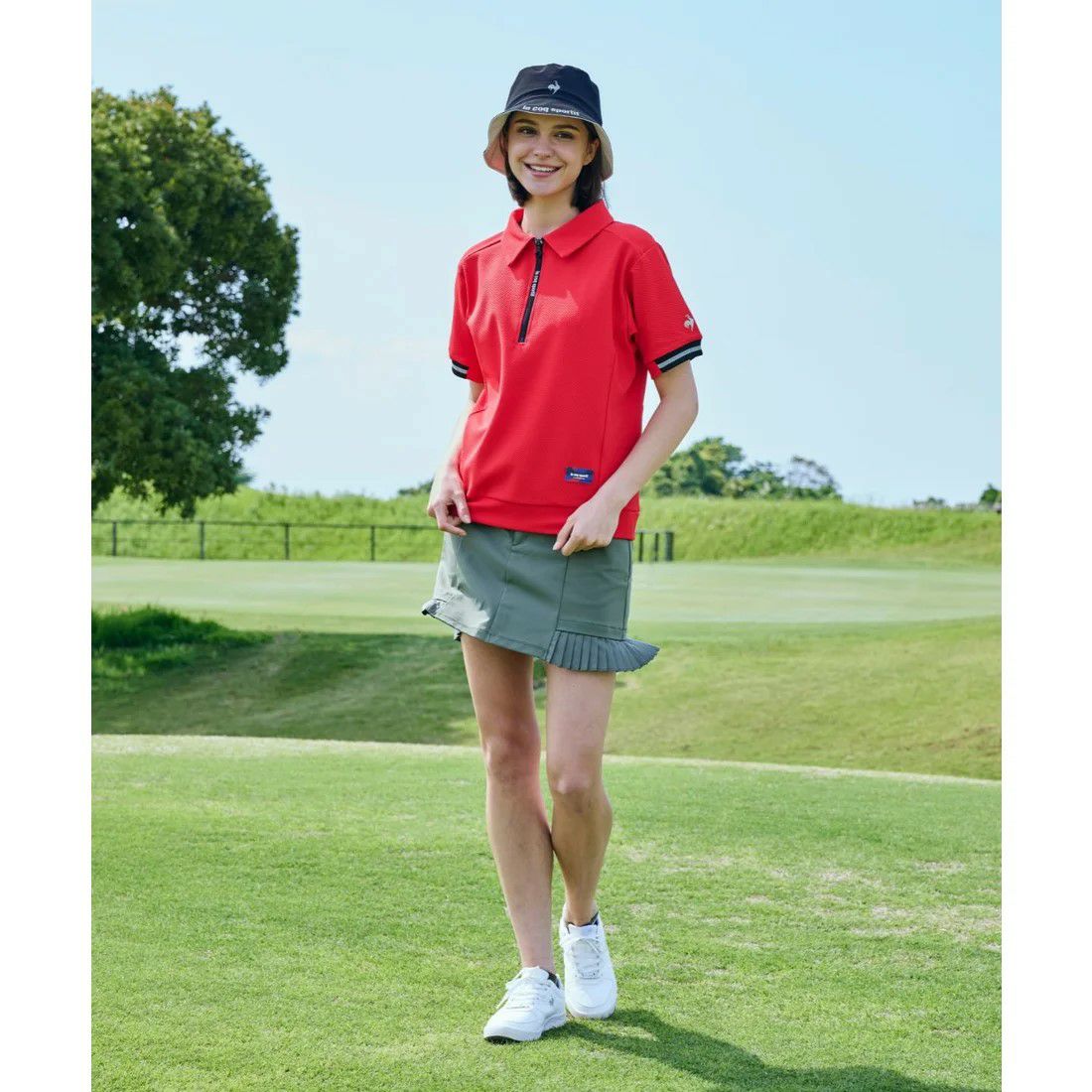 ルコックスポルティフゴルフのポロシャツ