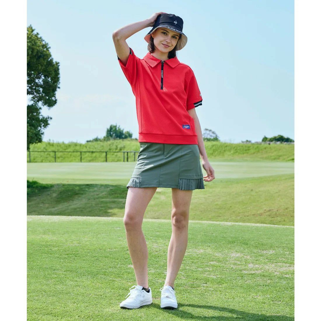 ルコックスポルティフゴルフのポロシャツ