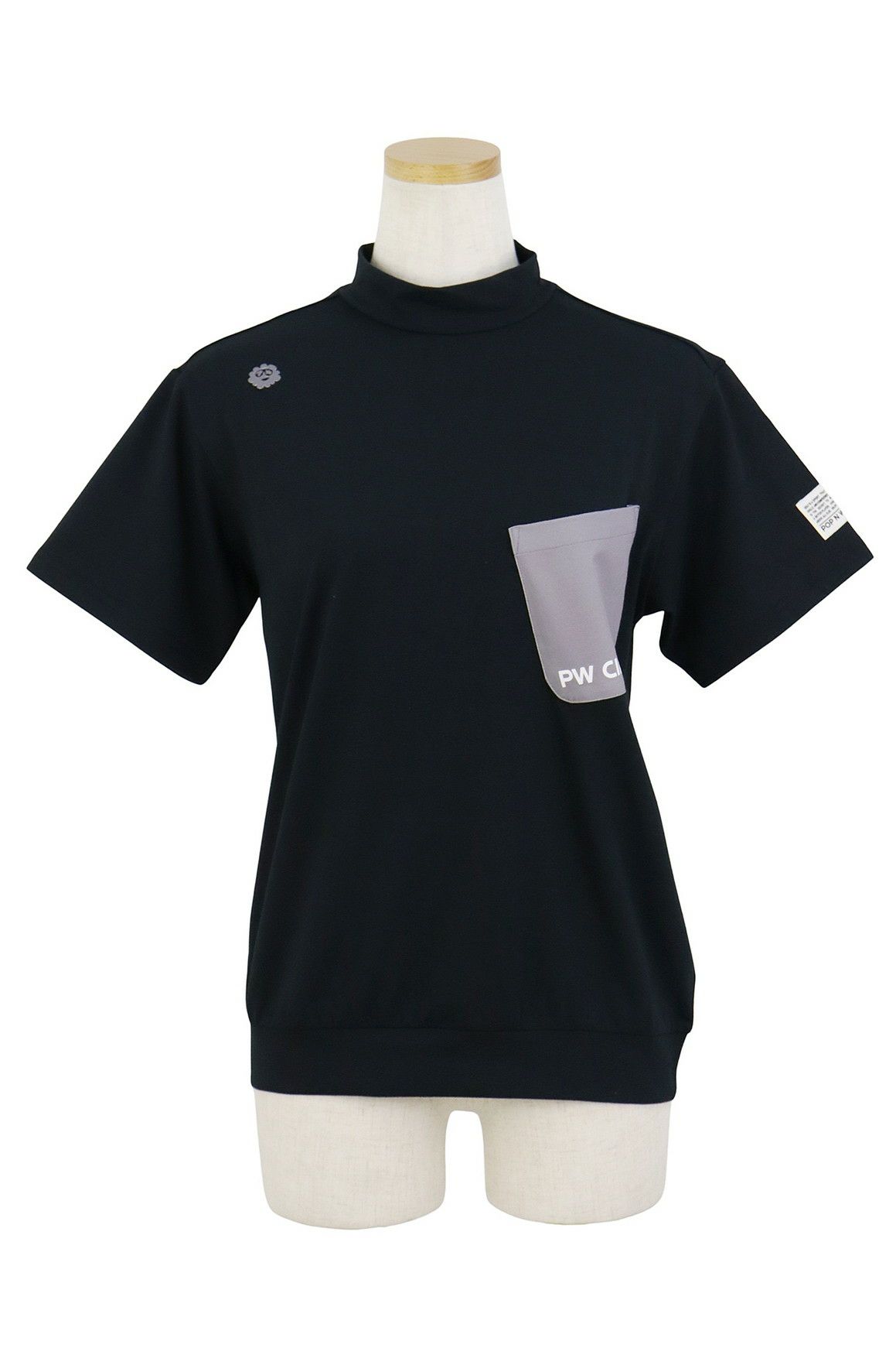 ピーダブリュサーキュラスのハイネックシャツ