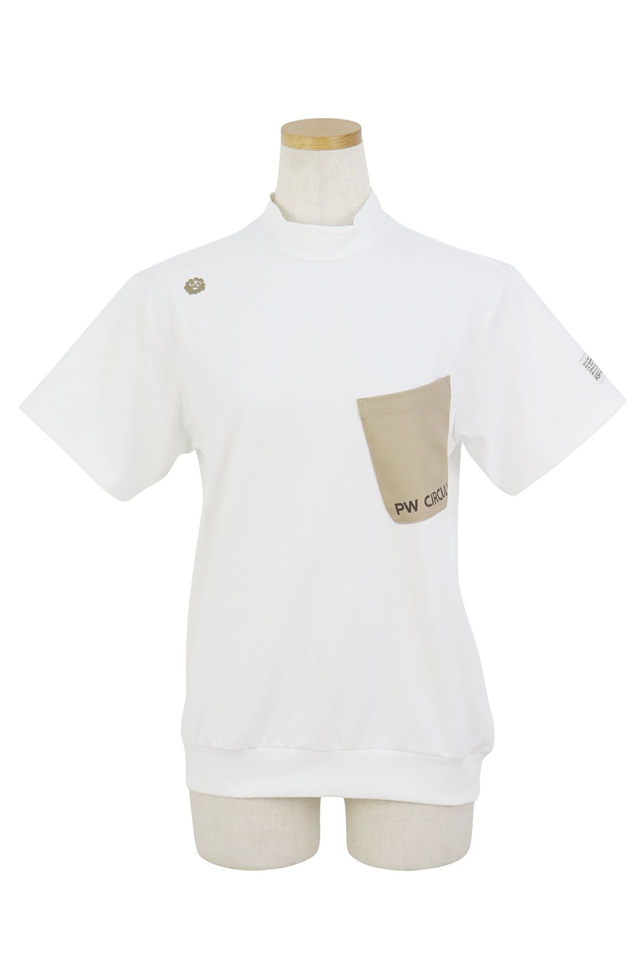 ピーダブリュサーキュラスのハイネックシャツ