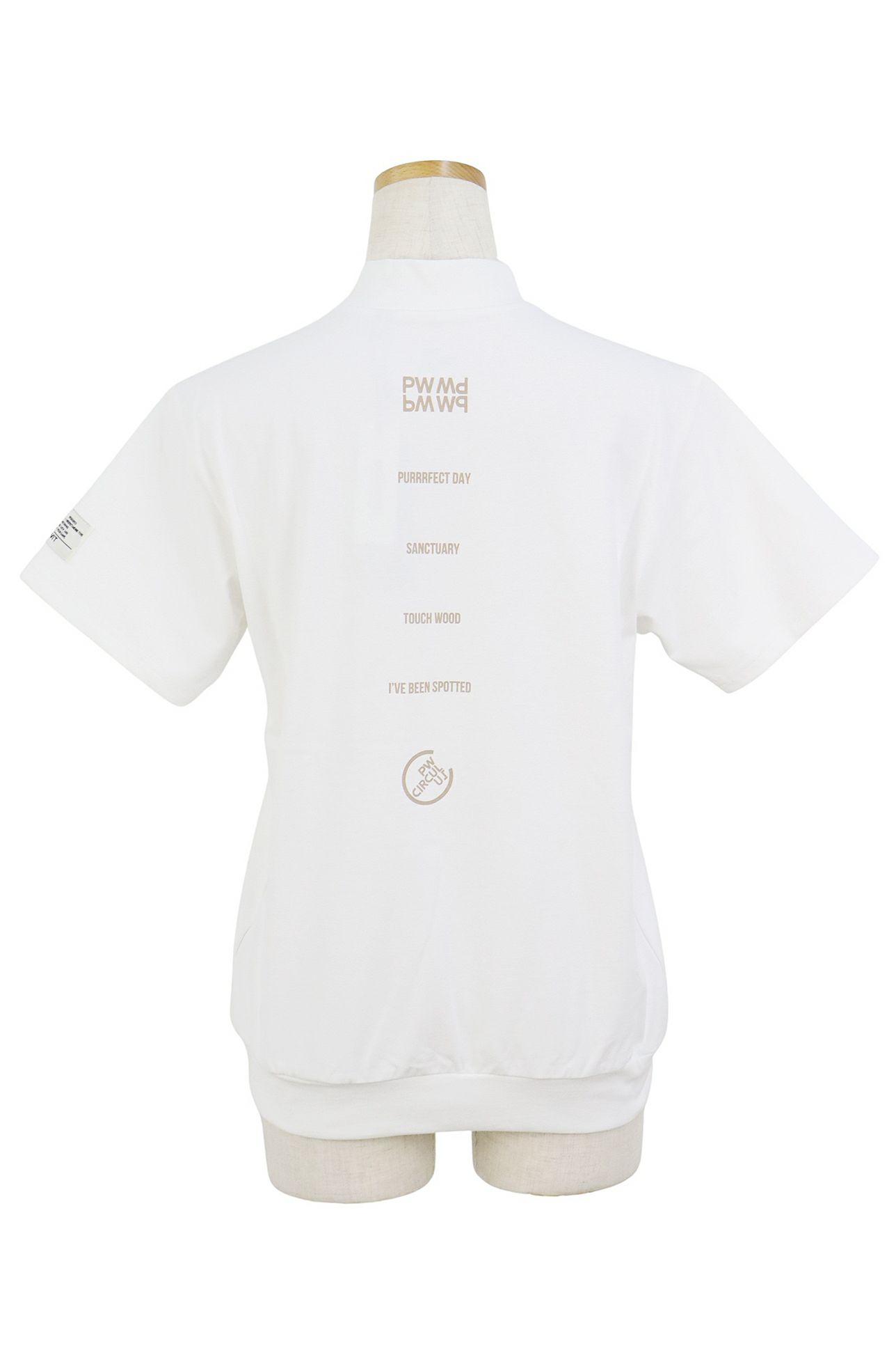 ピーダブリュサーキュラスのハイネックシャツ