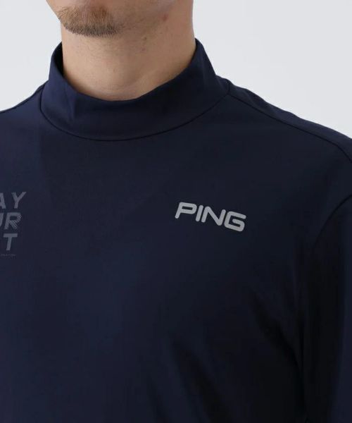 ハイネックシャツ メンズ ピン PING 2025 秋冬 新作 ゴルフ