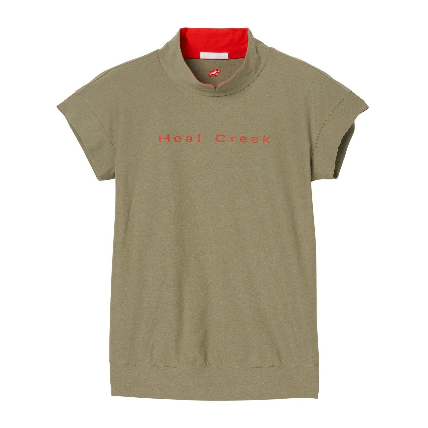 ヒールクリークのハイネックシャツ