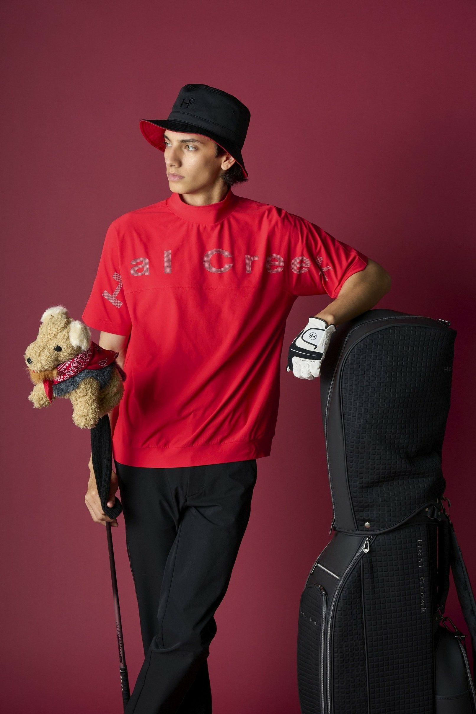 ヒールクリークのハイネックシャツ