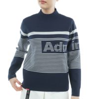 【新品】Admiral GOLF　長袖セーター　銀色　レディース　Mサイズ セーター レディース アドミラルゴルフ Admiral Golf 日本正規品