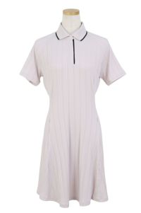 【極美品】J.Lindeberg レディースゴルフワンピース M ホワイト ♡極美品♡J.リンドバーグ J.LINDEBERG ゴルフ ワンピース
