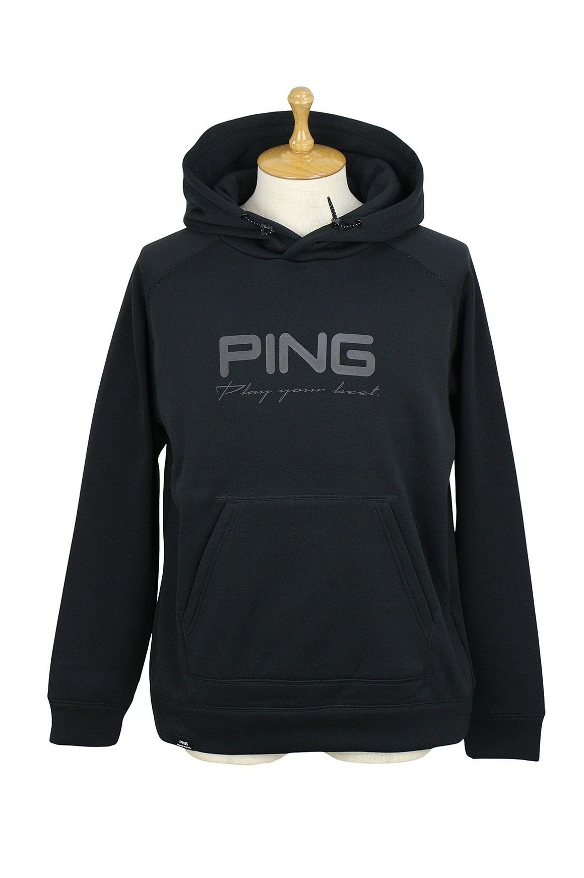 ピンのフード付きトレーナー