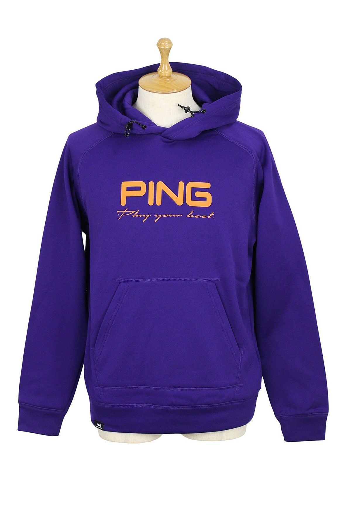 ピンのフード付きトレーナー